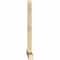 Ekena Millwork Portland Rough Sawn Timber Gable Bracket, Douglas Fir, 84"W x 53"H x 4"D x 4"F, 15/12 Pitch GBW084X53X0404POR00RDF - alternate 2